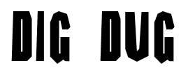 Dig Dug font